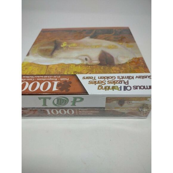 Famous Oil Paintings Gustav Klimts Golden Tears 1000 Piece 27.5 X 19.68 In - Picture 4 of 6